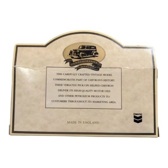 Chevron 1939 Chevrolet Pick-Up RPM Motor Oil Commemorative Model - Picture 3 of 12